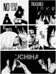 No other clan--treasured love--as much--as the--UCHIHA!